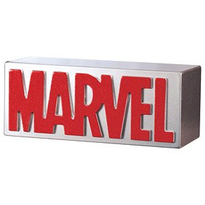 Metal Figure Collection Marvel Logo Collection Metallic Red (Character Toy)