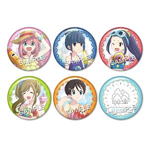[Yurucamp] Draw for a Specific Purpose Trading Can Badge Natsucamp Ver. (Set of 6) (Anime Toy)