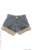 Denim Roll-up Short Pants (Blue) (Fashion Doll) Item picture1