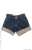 Denim Roll-up Short Pants (Navy) (Fashion Doll) Item picture1