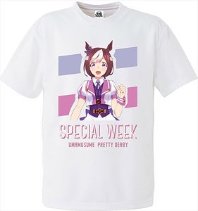 ウマ娘 プリティーダービー ドライTシャツ A スペシャルウィーク L (キャラクターグッズ)