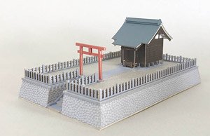 (N) 街の小さな神社キット (塗装済みキット) (鉄道模型)
