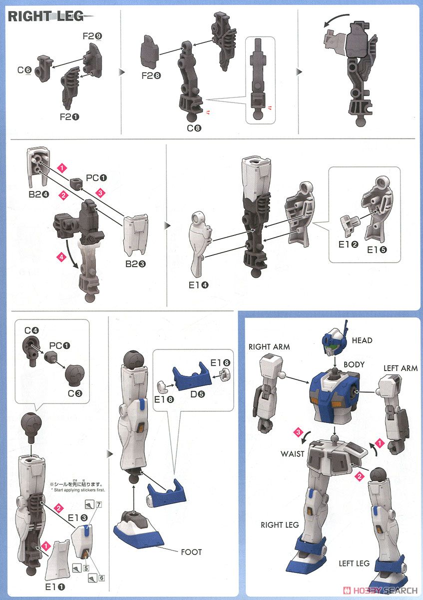 ジム・ガードカスタム (HG) (ガンプラ) 設計図4