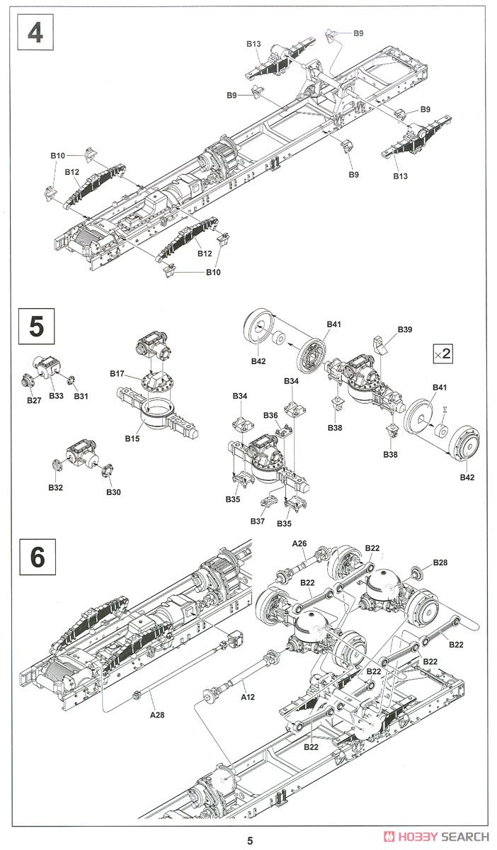 M54A2 5-ton 6x6 Truck (Plastic model) Assembly guide2