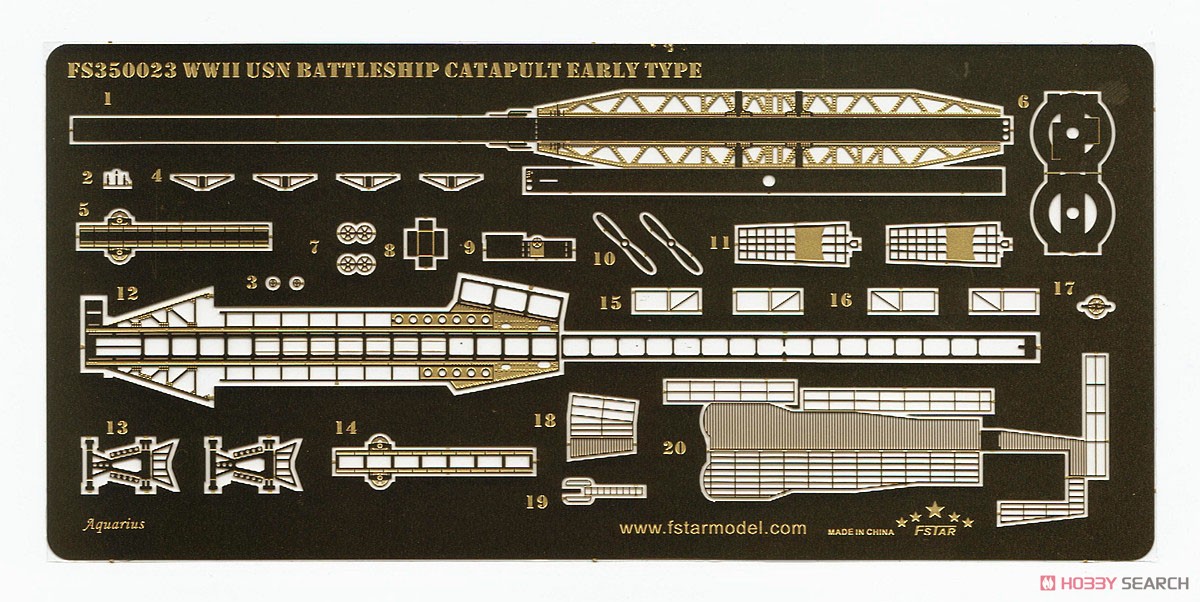 WW.II 米海軍 戦艦用カタパルト (前期型) (プラモデル) 商品画像1