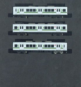 Tokyu Series 1000-1500 (w/Seikatsumeisho Ikegami Line Head Mark) Three Car Formation Set (w/Motor) (3-Car Set) (Pre-colored Completed) (Model Train)