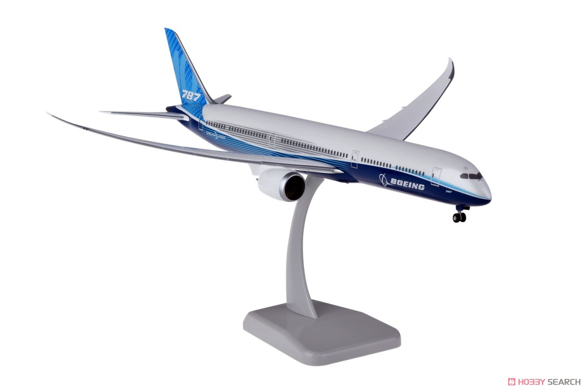 ボーイング 787-10 ボーイングハウスカラー ランディングギア、スタンド付 (完成品飛行機) 商品画像1