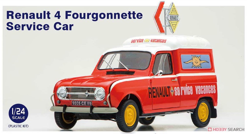 Renault 4 Fourgonnette Service Car (プラモデル) その他の画像2