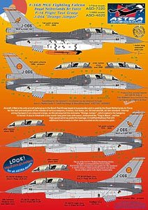 オランダ空軍 F-16B `Orange Jumper` デカール (デカール)