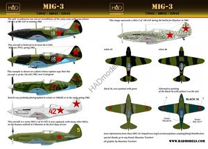 MiG-3 Decal Sheet (Decal)