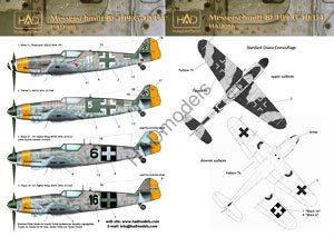 WW.II ハンガリー空軍 メッサーシュミット Bf109G-10/U-4 デカール (デカール)