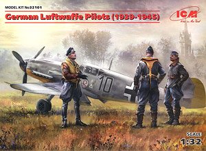 WWII ドイツ空軍 パイロットセット (プラモデル)