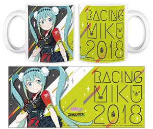 Hatsune Miku Racing Ver. 2018 Mug Cup Team UKYO Support Ver. (Anime Toy)