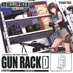 1/12 Little Armory (LD018) Gun Rack D (Plastic model)