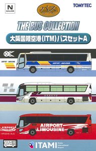 The Bus Collection Osaka International Airport (ITM) Bus Set A (3-Car Set) (Model Train)