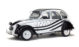 シトロエン 2CV6 BREIZH 1978 ホワイト/ブラック (ミニカー)