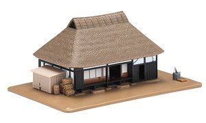 Japanese Farm-house (Black) (Model Train)