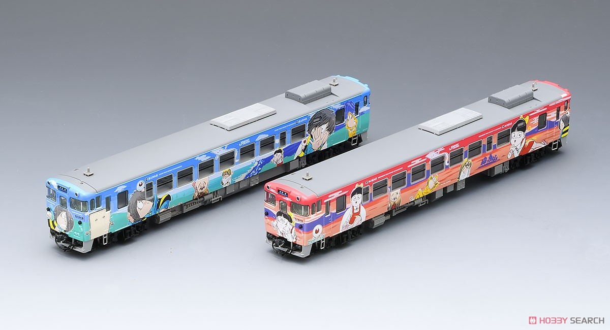 J.R. Diesel Train Type KIHA40-2000 (Kitaro Train/Neko Musume Train) Set (2-Car Set) (Model Train) 商品画像1