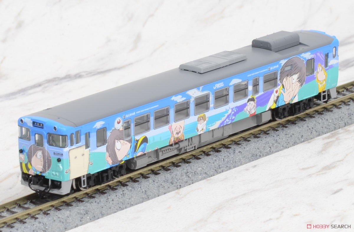 J.R. Diesel Train Type KIHA40-2000 (Kitaro Train/Neko Musume Train) Set (2-Car Set) (Model Train) 商品画像6