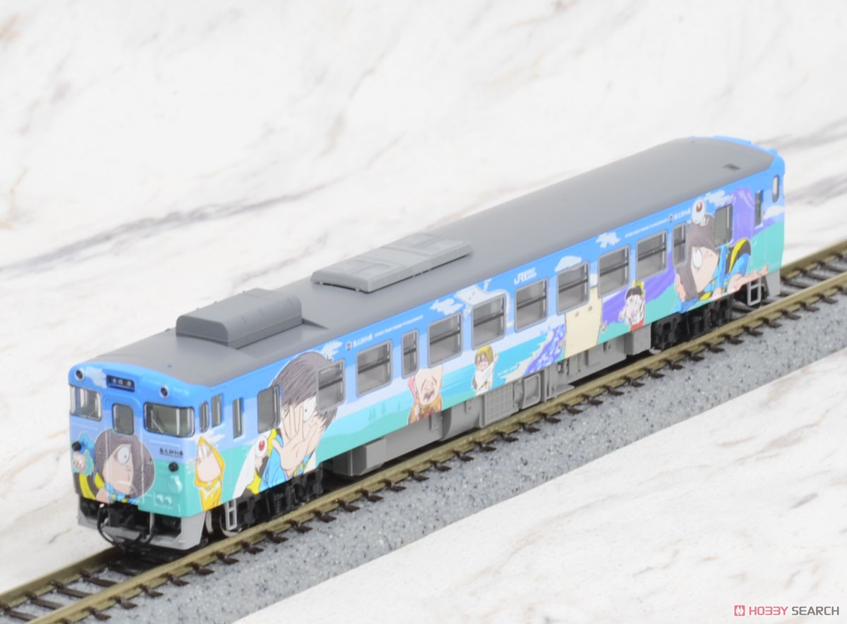 J.R. Diesel Train Type KIHA40-2000 (Kitaro Train/Neko Musume Train) Set (2-Car Set) (Model Train) 商品画像7