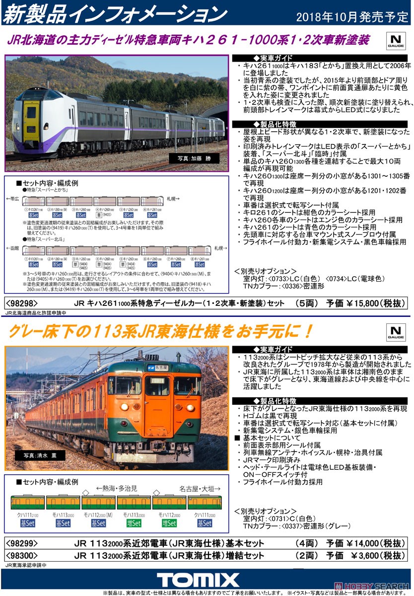 JR 113-2000系近郊電車 (JR東海仕様) 基本セット (基本・4両セット) (鉄道模型) 解説1