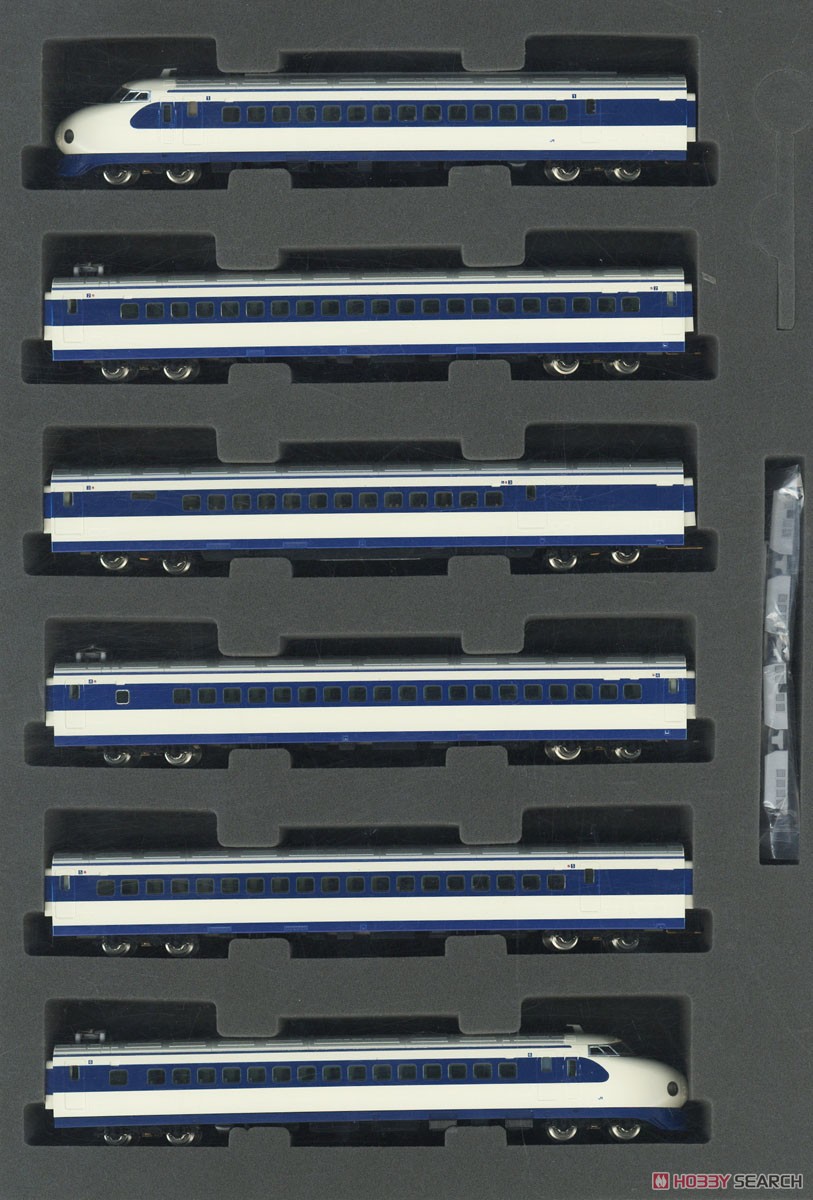 JR 0-7000系 山陽新幹線 (復活国鉄色) セット (6両セット) (鉄道模型) 商品画像3