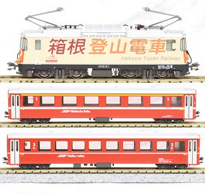 【特別企画品】 Ge4/4-II ＜箱根登山電車＞＋EWI客車 3両セット (3両セット) ★外国形モデル (鉄道模型)