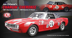 #71 1967 Chevrolet Camaro Chargin` Cherokee Joei Chitwood - 1968 Daytona 24 Hours (ミニカー)