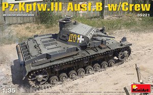 Pz.Kpfw.III Ausf.B w/Crew (Plastic model)