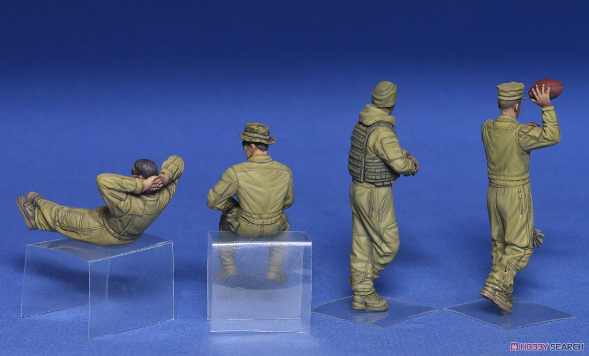 アメリカ海兵隊 ＜休息中＞ 4体入 (プラモデル) その他の画像7