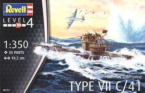 ドイツ 潜水艦 Type VIIC/41 (プラモデル)