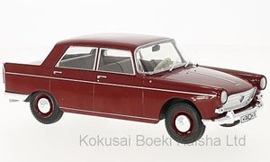 Peugeot 404 1960 Dark Red (Diecast Car)