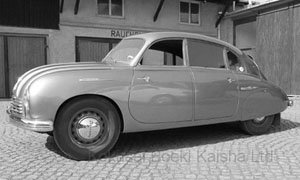 Tatra 600 Tatraplan 1950 Dark Beige (Diecast Car)