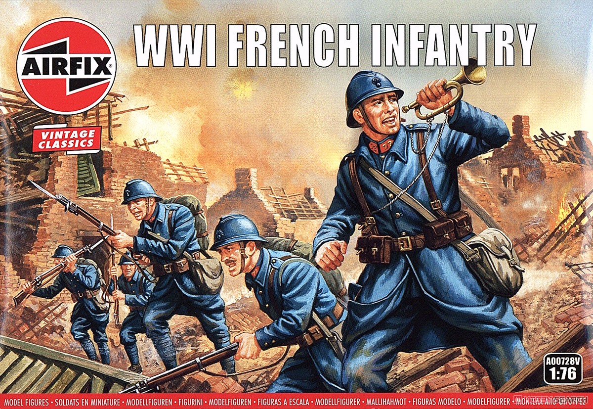 WW1 フランス歩兵 (プラモデル) パッケージ1