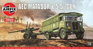 AEC Matador and 5.5` Gun (Plastic model)