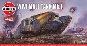 WWI Male Tank Mk.I (Plastic model)