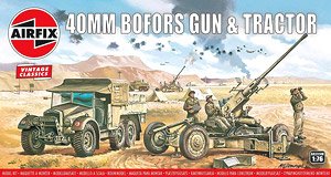 Bofors 40mm Gun & Tractor (Plastic model)
