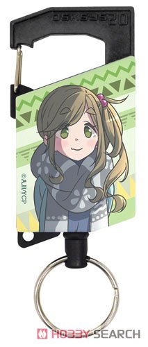Yurucamp Aoi Inuyama Full Color Reel Key Ring (Anime Toy) Item picture1