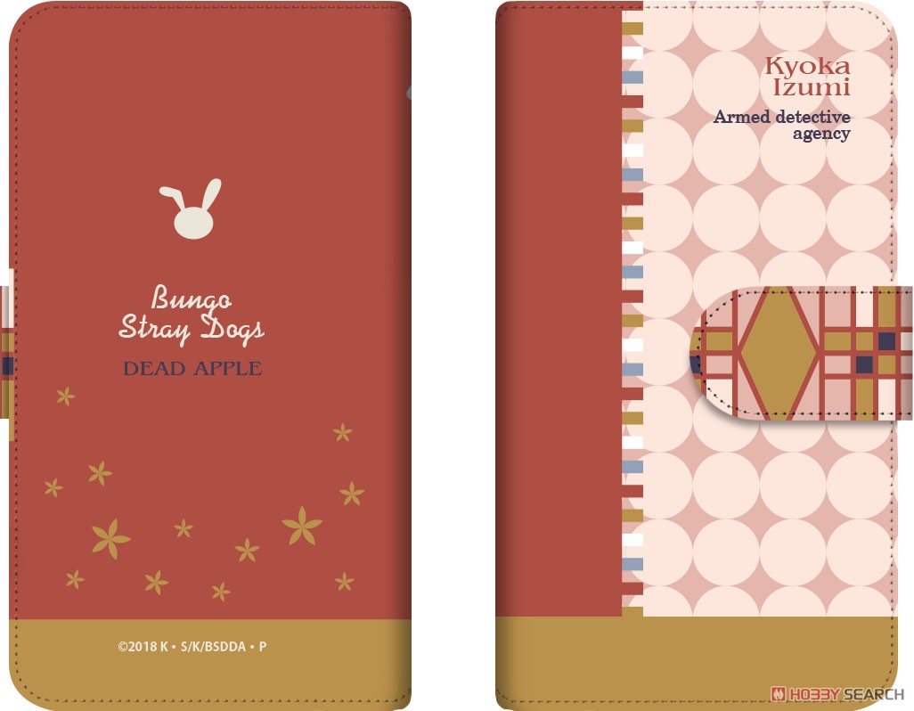 Bungo Stray Dogs Dead Apple Diary Smartphone Case for Multi Size [M] 03 Kyoka Izumi (Anime Toy) Item picture1