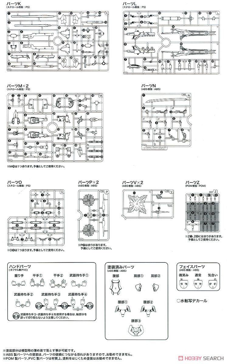 吾妻楓 (プラモデル) 設計図18