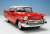 1957 Chevy Bel Air (Red Body) w/Booklet (Model Car) Item picture3