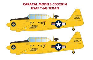 USAF T-6G Texan (Decal)