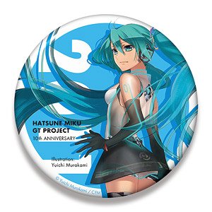 Hatsune Miku Racing Ver. 2011 Big Can Badge 10th Anniversary Design 2 (Anime Toy)