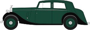 Rolls-Royce 25/30 Slap & Mabery Dark Green/Black (Diecast Car)