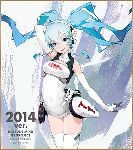 Hatsune Miku Racing Ver.2014 Mini Colored Paper 10th Anniversary Design 2 (Anime Toy)