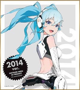 Hatsune Miku Racing Ver.2014 Mini Colored Paper 10th Anniversary Design 3 (Anime Toy)