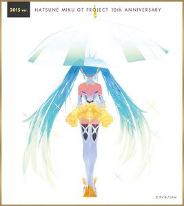 Hatsune Miku Racing Ver.2015 Mini Colored Paper 10th Anniversary Design 5 (Anime Toy)