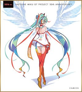 Hatsune Miku Racing Ver.2016 Mini Colored Paper 10th Anniversary Design 5 (Anime Toy)