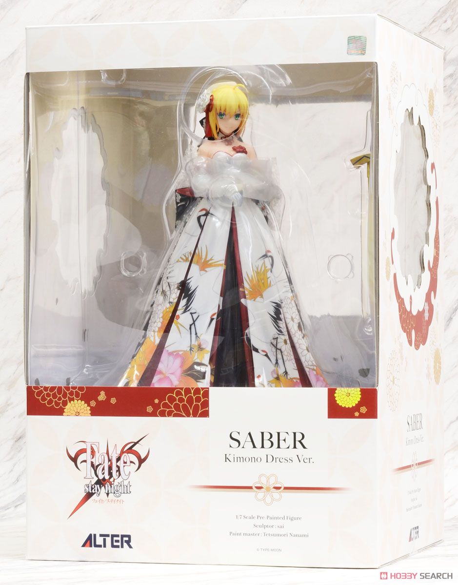 Saber Kimono Dress Ver. (PVC Figure) Package1