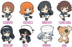 Girls und Panzer das Finale Petanko Trading Rubber Strap Vol.1 (Set of 8) (Anime Toy)